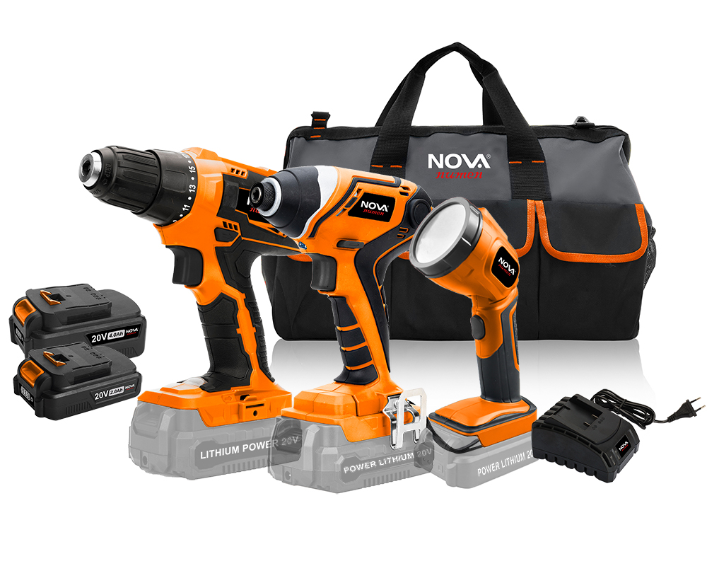 20V Cordless Tools Combo Kit